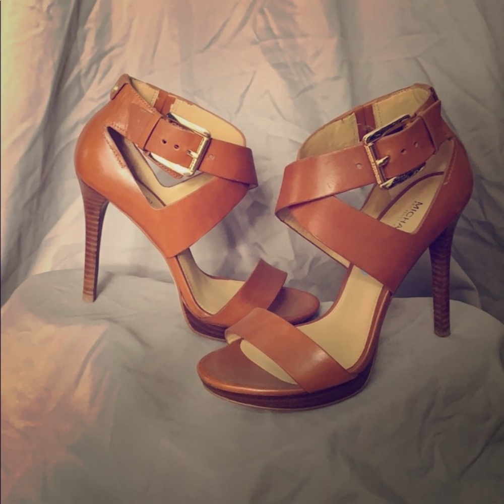 MK strappy heel